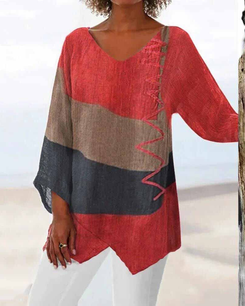 Aurelia Blouse - Rouge