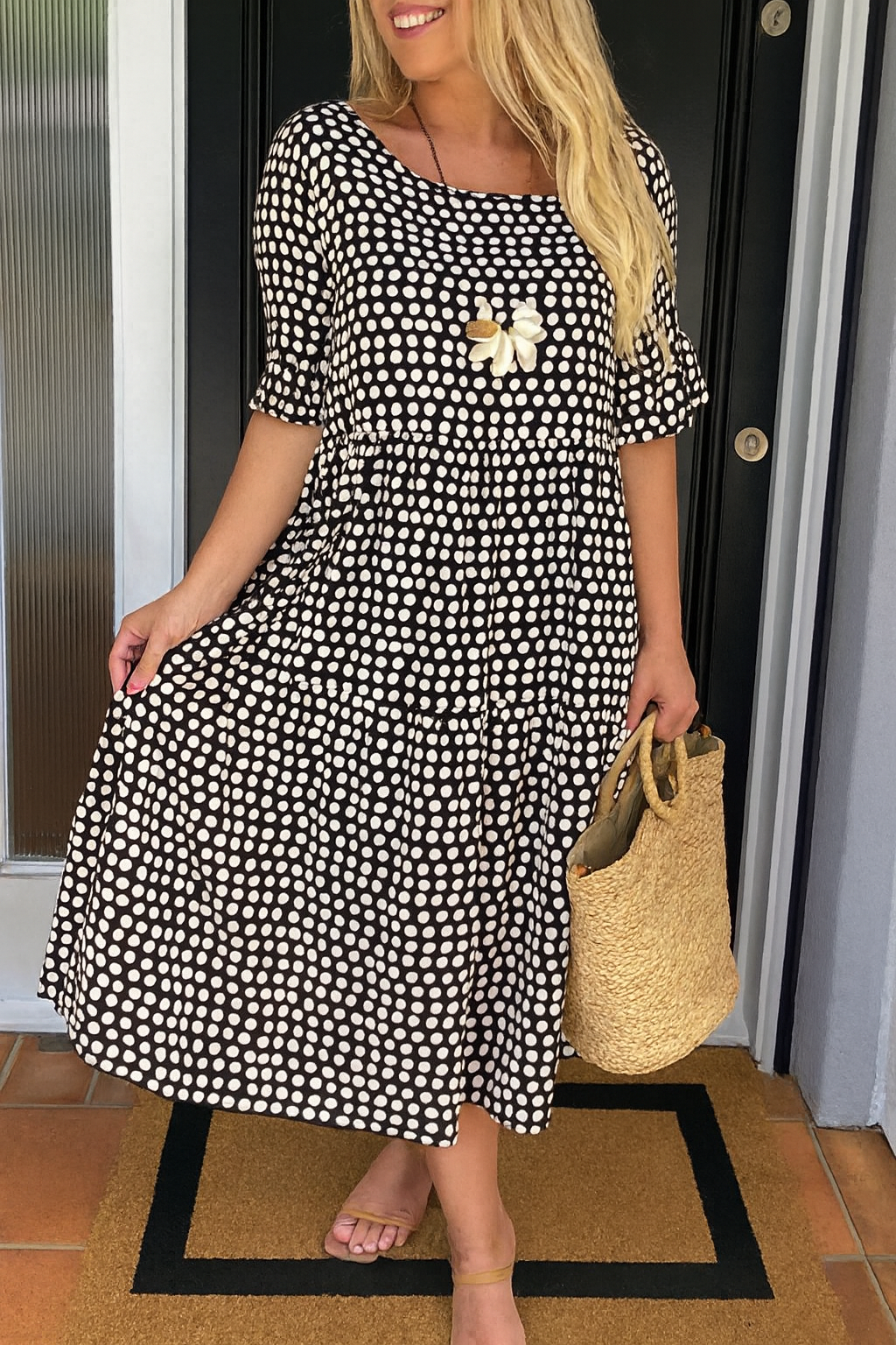 Iris | Robe Midi Sable