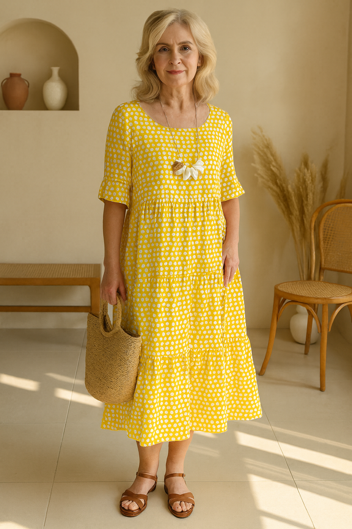 Iris | Robe Midi Sable