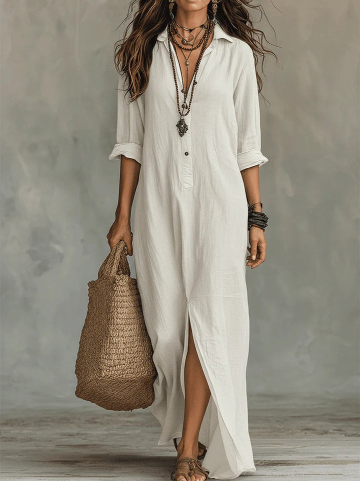 Willow Robe Maxi - Blanc