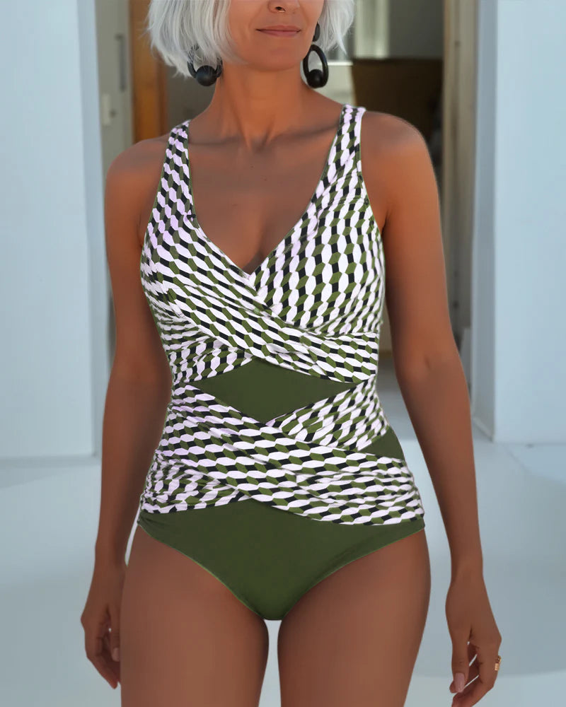 Ashley | Maillot de Bain Croisé pour Villégiature