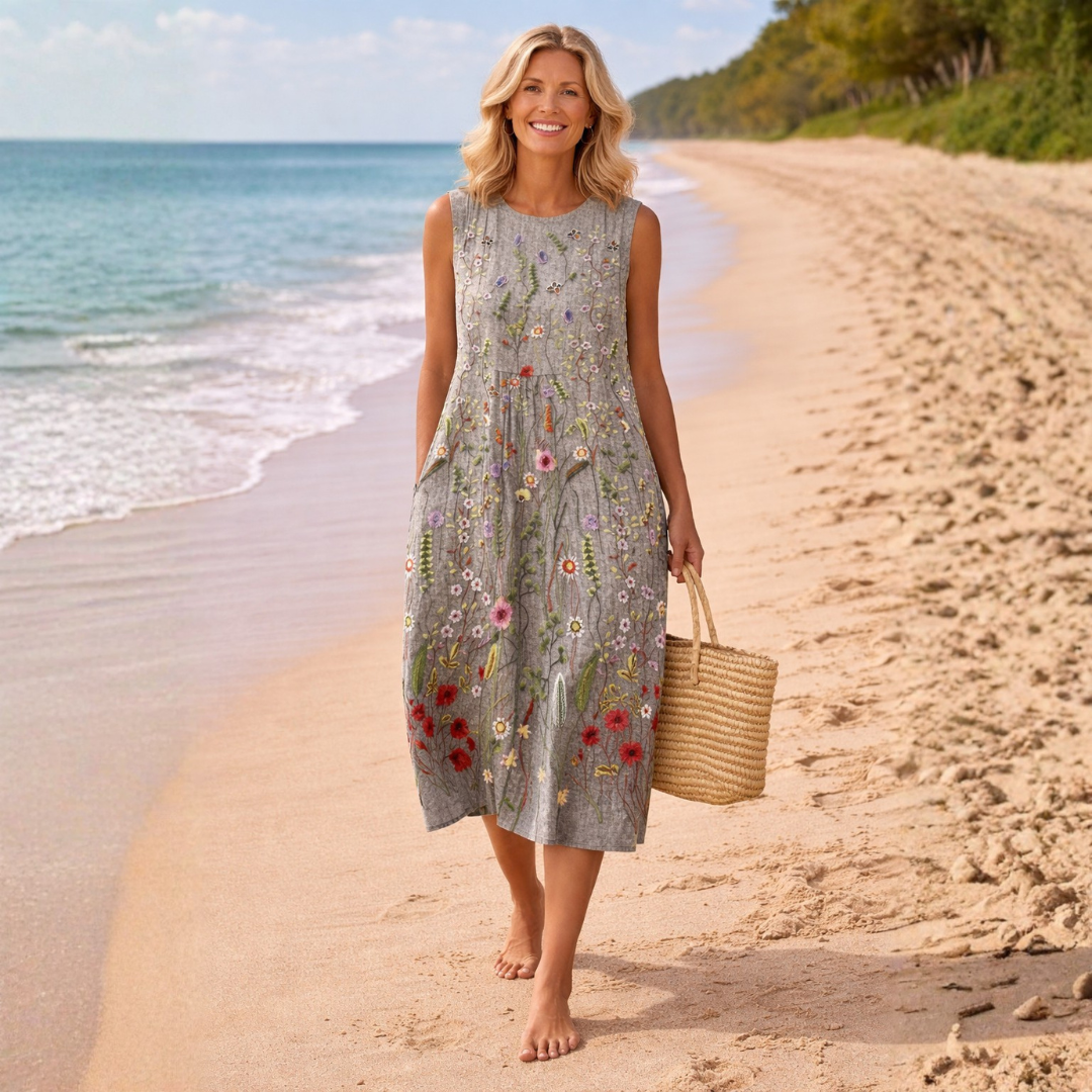Cara | Robe midi Wildflower