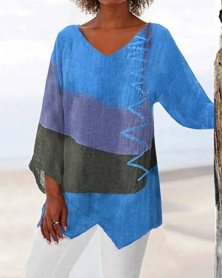 Aurelia Blouse - Bleu
