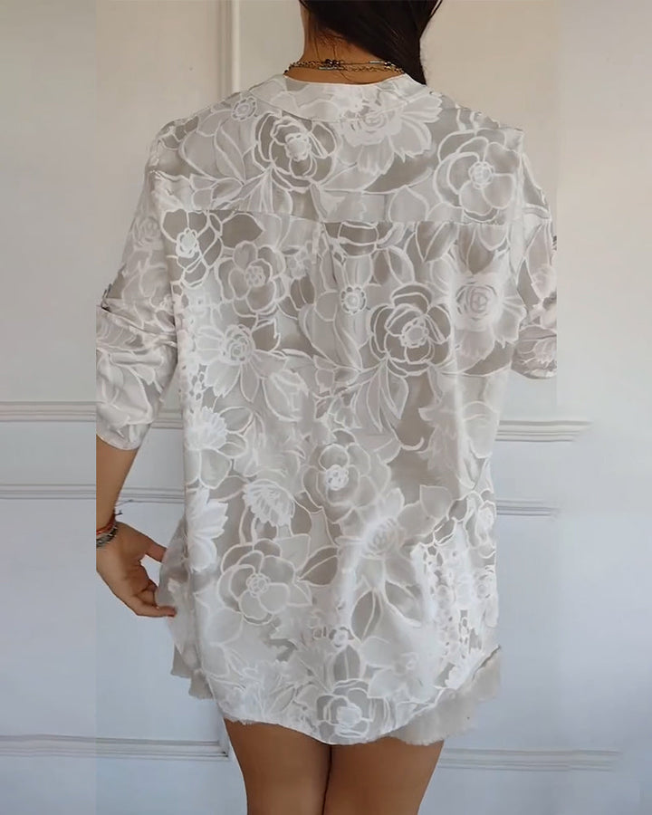 Chantal | Blouse à imprimé floral