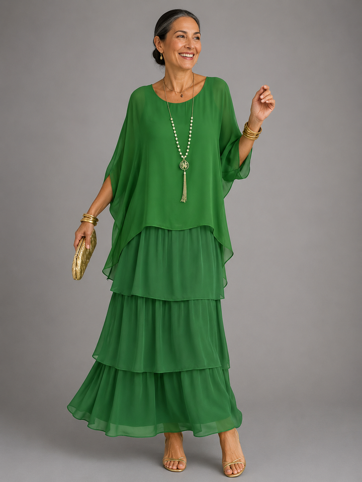 Lara | Robe Maxi Fluide Élégante