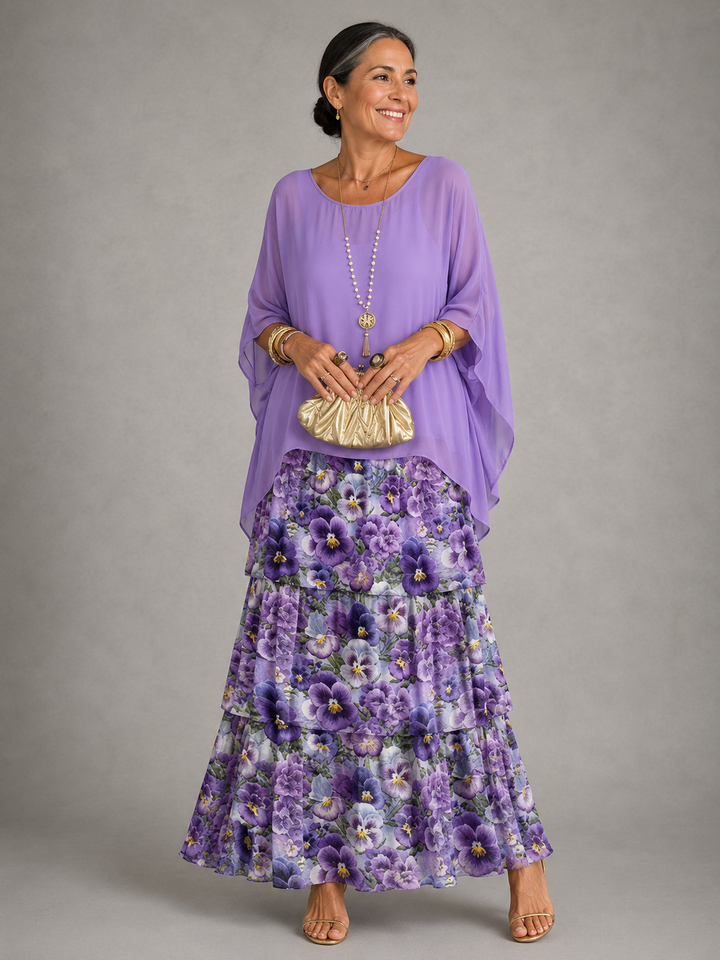 Lara | Robe Maxi Fluide Élégante