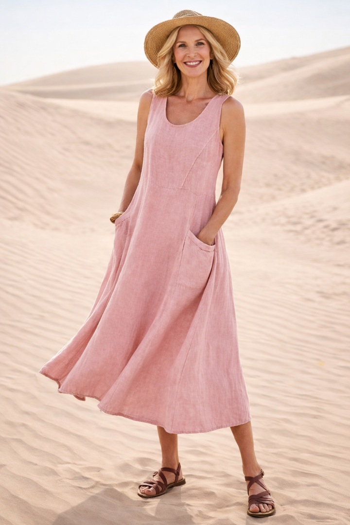 Luna | Robe midi coupe A