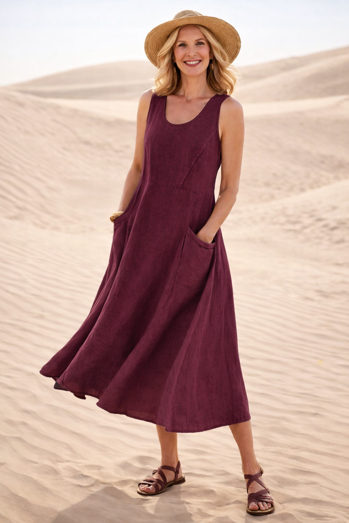 Luna | Robe midi coupe A