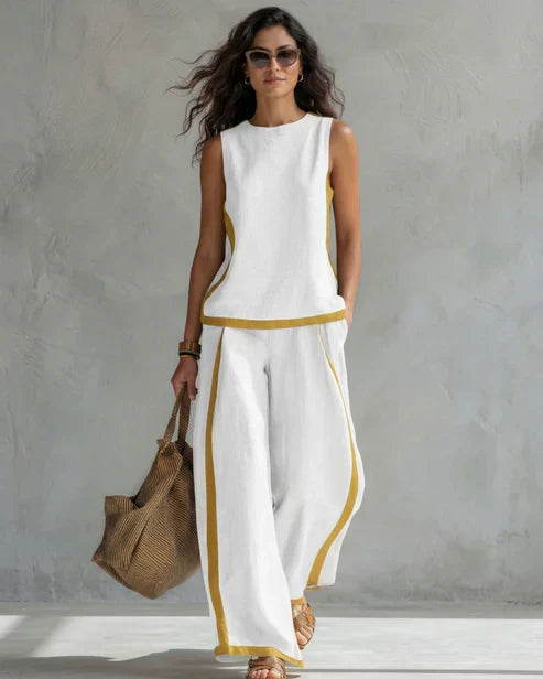 Leila™ | Ensemble Fluide - Blanc