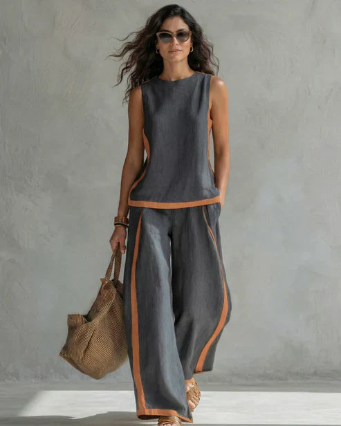 Leila™ | Ensemble Fluide - Gris