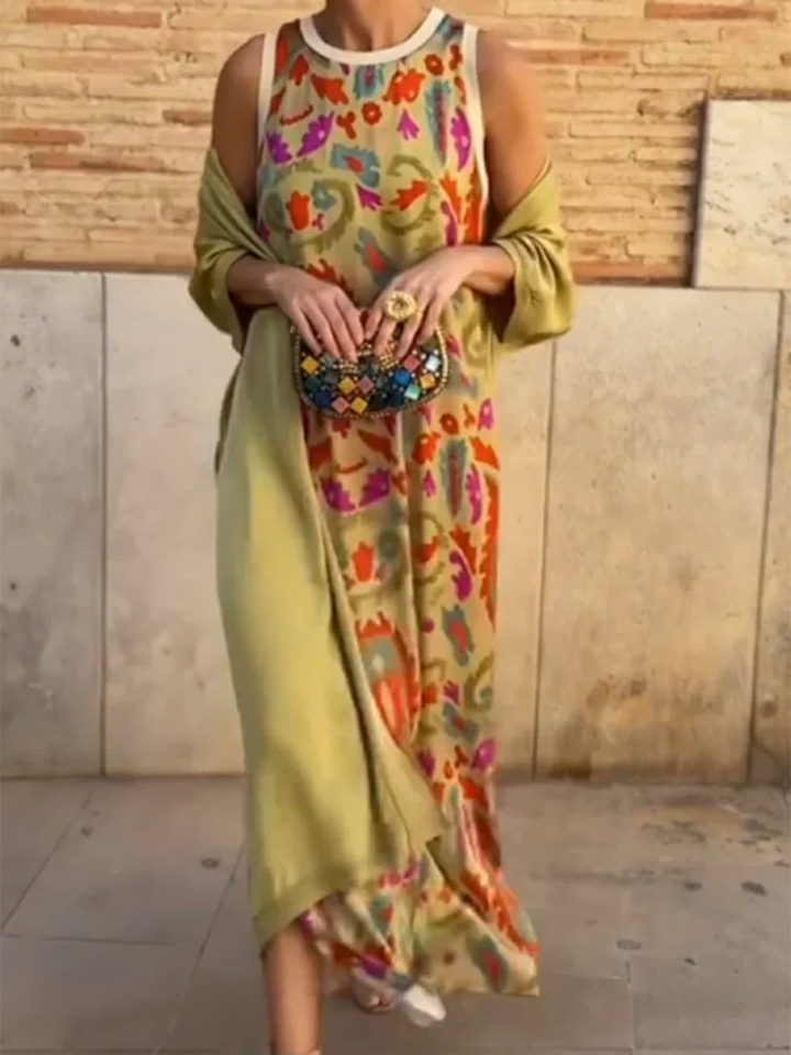 Delly - Robe deux pièces bohème chic