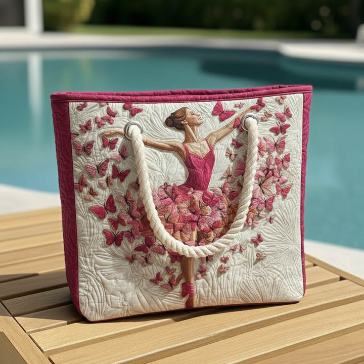 Sac de Plage Matelassé Ballerine