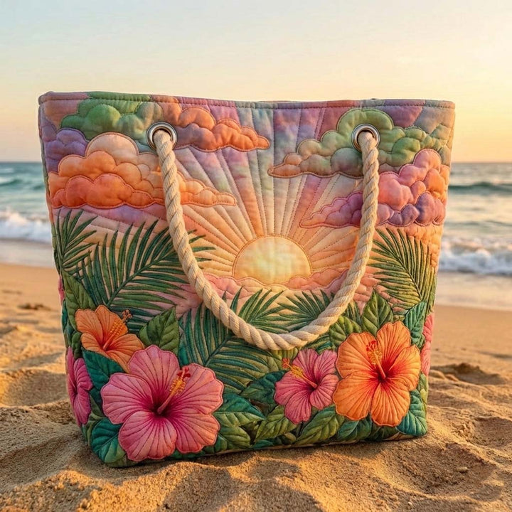 Sac de Plage Matelassé Sérénité des Coquillages