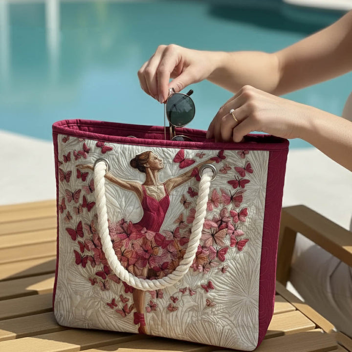 Sac de Plage Matelassé Ballerine