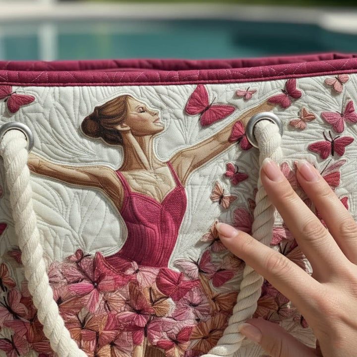 Sac de Plage Matelassé Ballerine