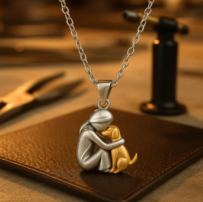 Collier Pendentif Chien – Symbole d'Amour & Loyauté