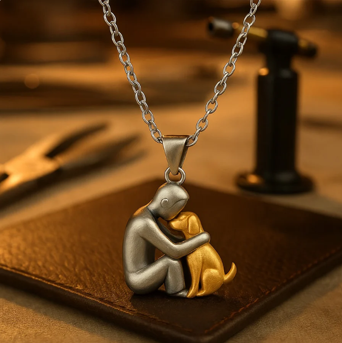 Collier Pendentif Chien – Symbole d'Amour & Loyauté