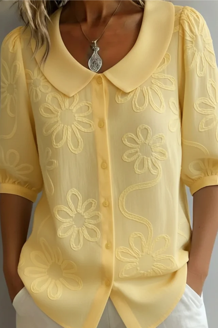 Maria | Blouse Fleurie Élégante