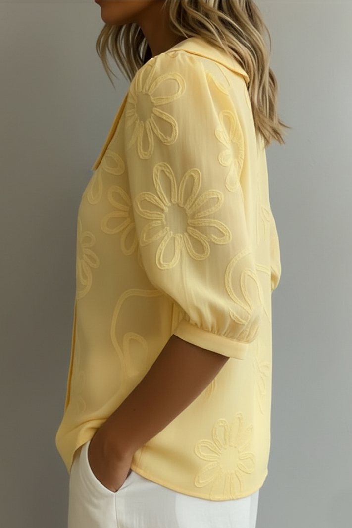 Maria | Blouse Fleurie Élégante
