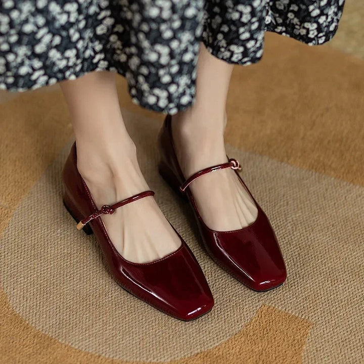 Chaussures Mary Jane à bout carré