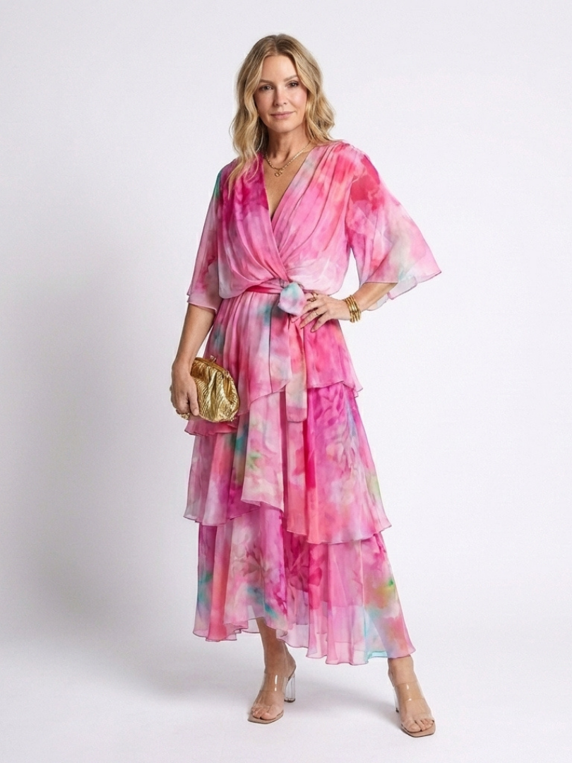 Calista | Robe Maxi - Rose