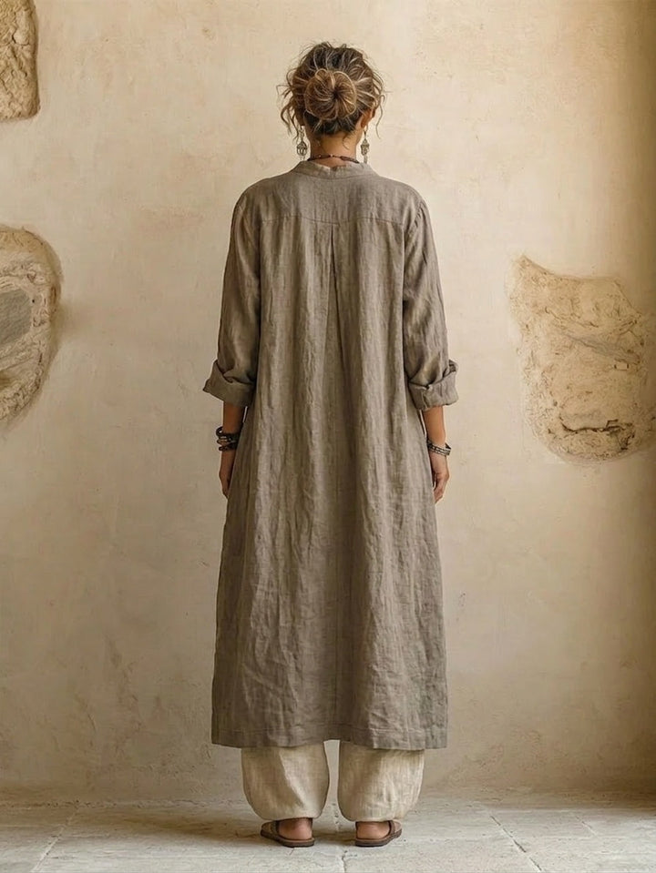 Ensemble 3 Pièces Naturel - Mélange Premium Coton et Lin