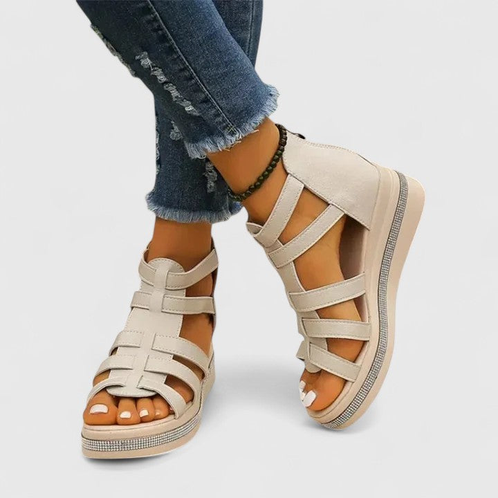Kendall | Sandales Orthopédiques à Strass