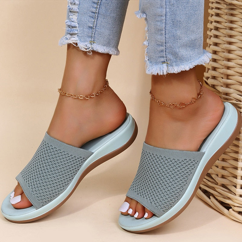 Elara | Sandales Orthopédiques Tricotées