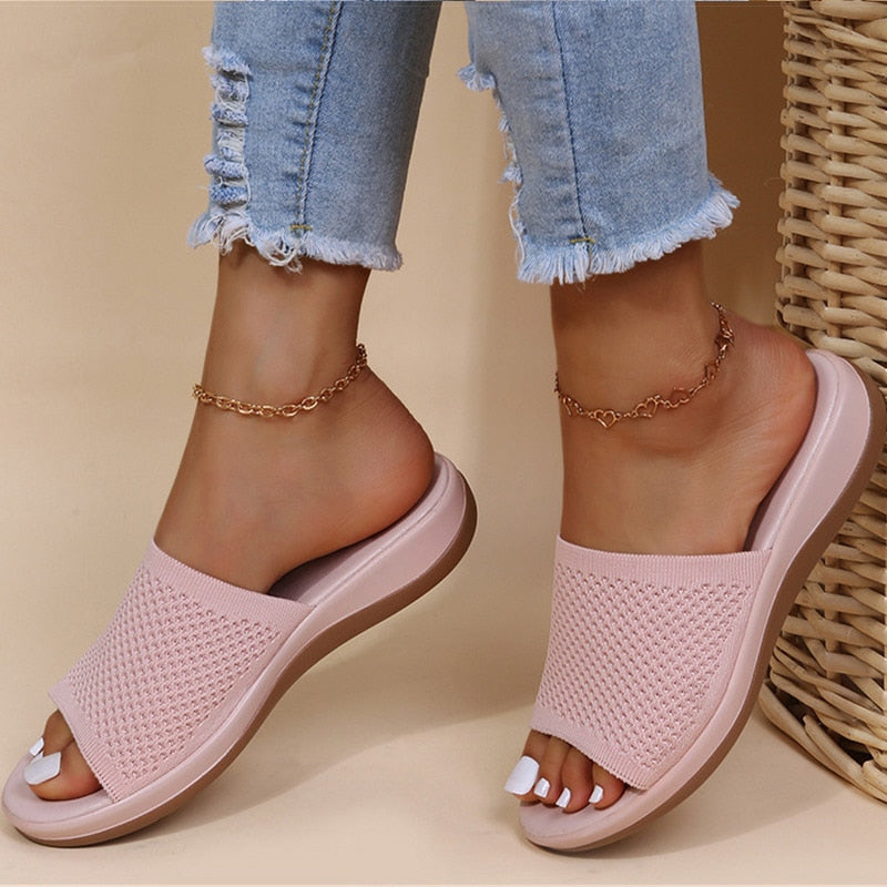 Elara | Sandales Orthopédiques Tricotées